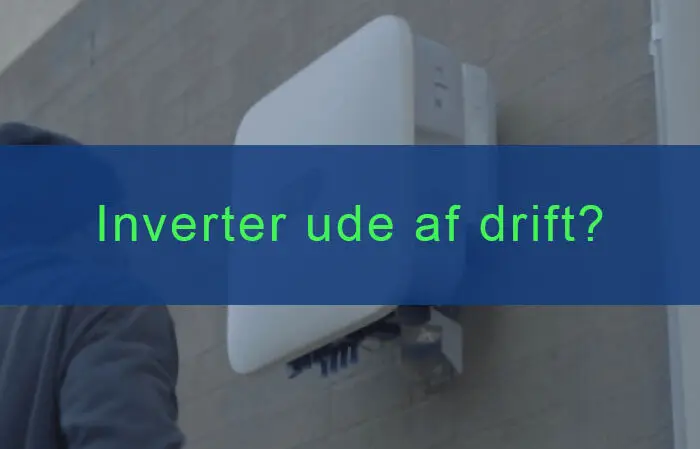 inverter ude af drift