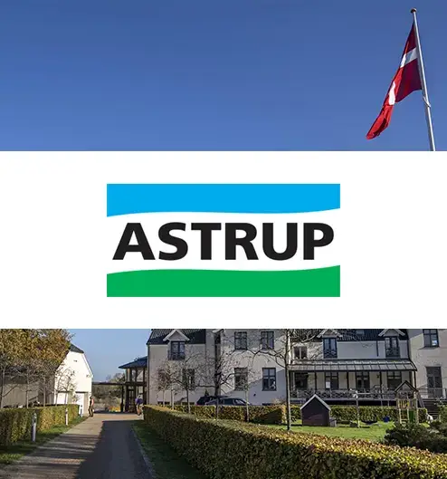 Astrup gods logo